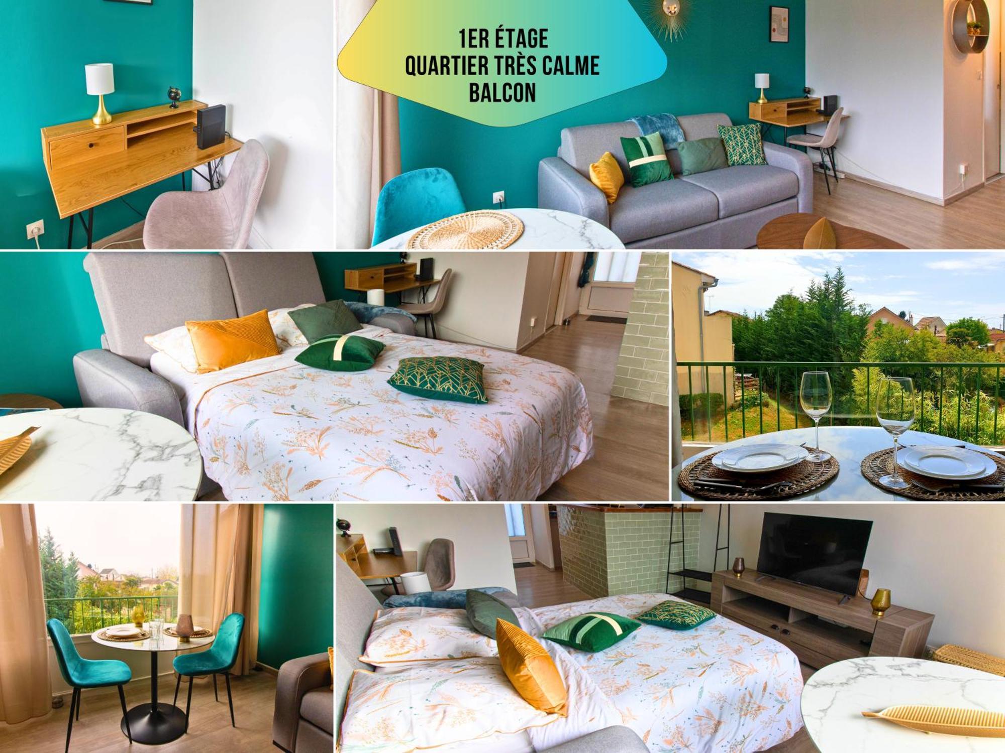 Le Pic'Vert - Free Parking - 400M Hospital - 15Min Train Station & Historic Center - Air Conditionner - Calm & Cosy Bergerac Bagian luar foto